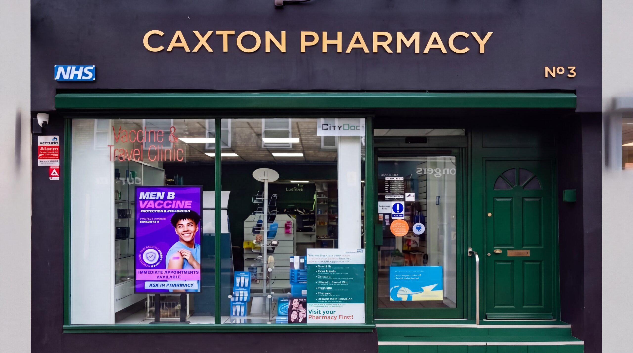 NHS Pharmacy First consultations at Caxton Pharmacy, Bromley