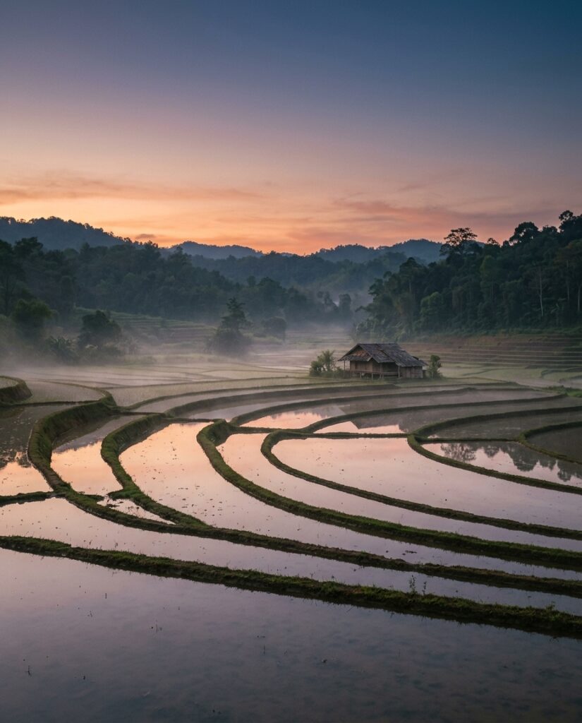 Travellers preparing for a trip to South East Asia