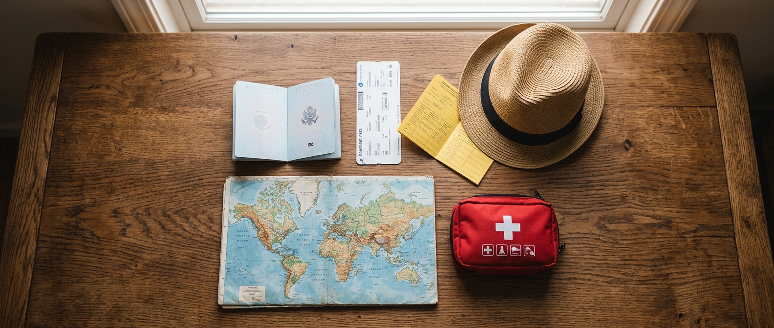 Planning travel vaccinations before a trip